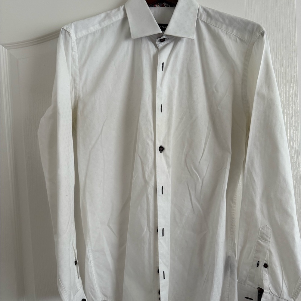 Jared Lang Men's White Dress Shirt